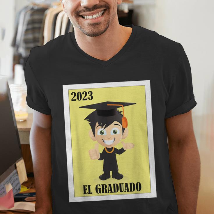 Mexican For Graduation El Graduado 2023 Men's V-Neck T-Shirt