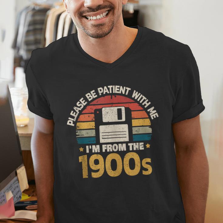 Millennials Please Be Patient With Me I'm From The 1900s Men's V-Neck T-Shirt Millennials Please Be Patient With Me I'm From The 1900s Men's V-Neck T-Shirt