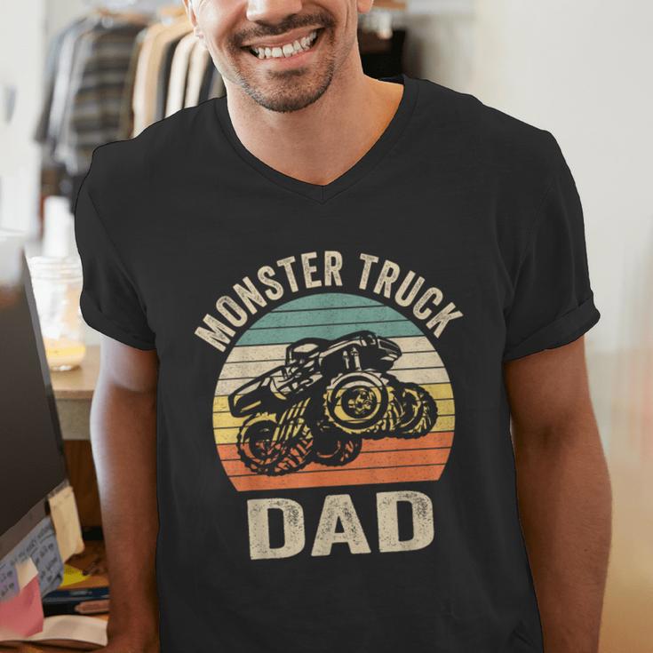 Monster Truck Dad Shirt Retro Vintage Monster Truck Shirt Men's V-Neck T-Shirt Monster Truck Dad Shirt Retro Vintage Monster Truck Shirt Men's V-Neck T-Shirt