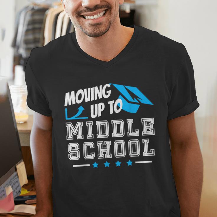 Moving Up To Middle School Graduation T-Shirt Men's V-Neck T-Shirt