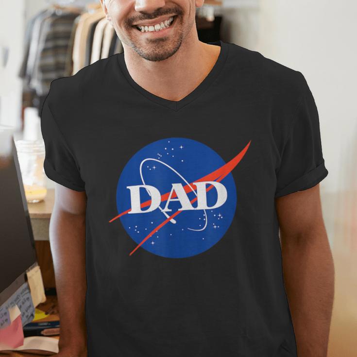 NASA Inspired DAD Meatball Men's V-Neck T-Shirt NASA Inspired DAD Meatball Men's V-Neck T-Shirt
