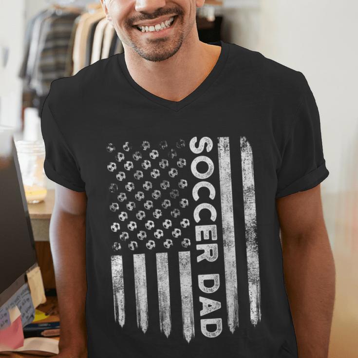 New First Time Dad To Be Symbol Tools Soccer Daddy DA1 Men's V-Neck T-Shirt
