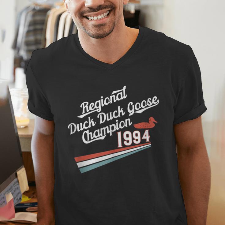 Nostalgia 90s Duck Goose Men's V-Neck T-Shirt