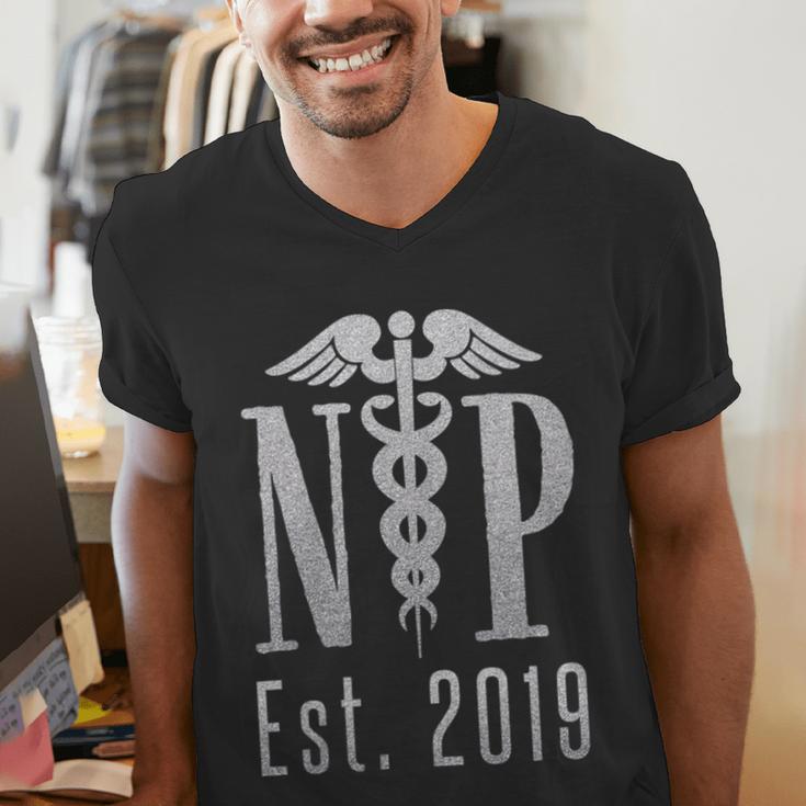 Nurse Practitioner Graduation Caduceus NP Degree 2019 Men's V-Neck T-Shirt