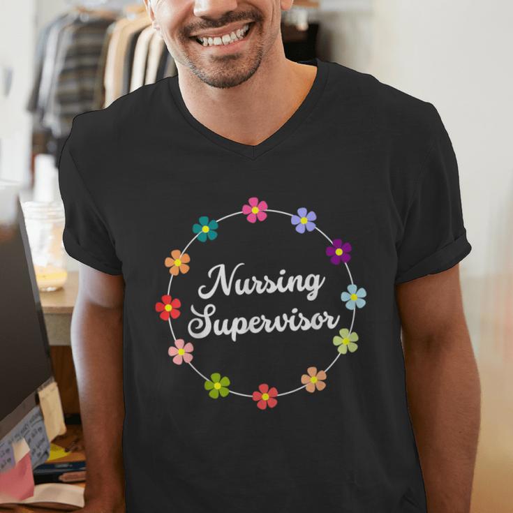 Nursing Supervisor Nurse Saying Graduation Proud Nurse Love Men's V-Neck T-Shirt