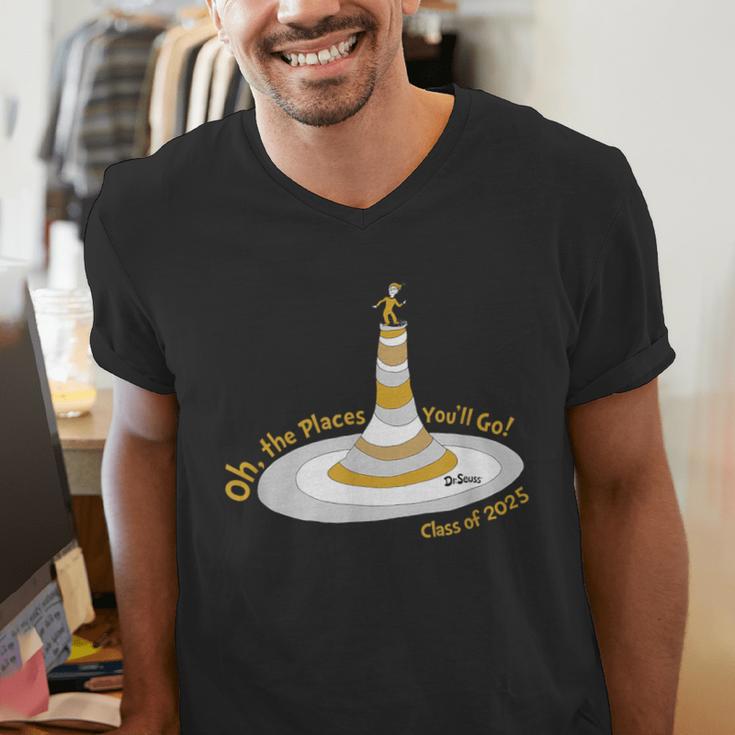 Oh The Places You’Ll Go 2025 Graduation Men's V-Neck T-Shirt