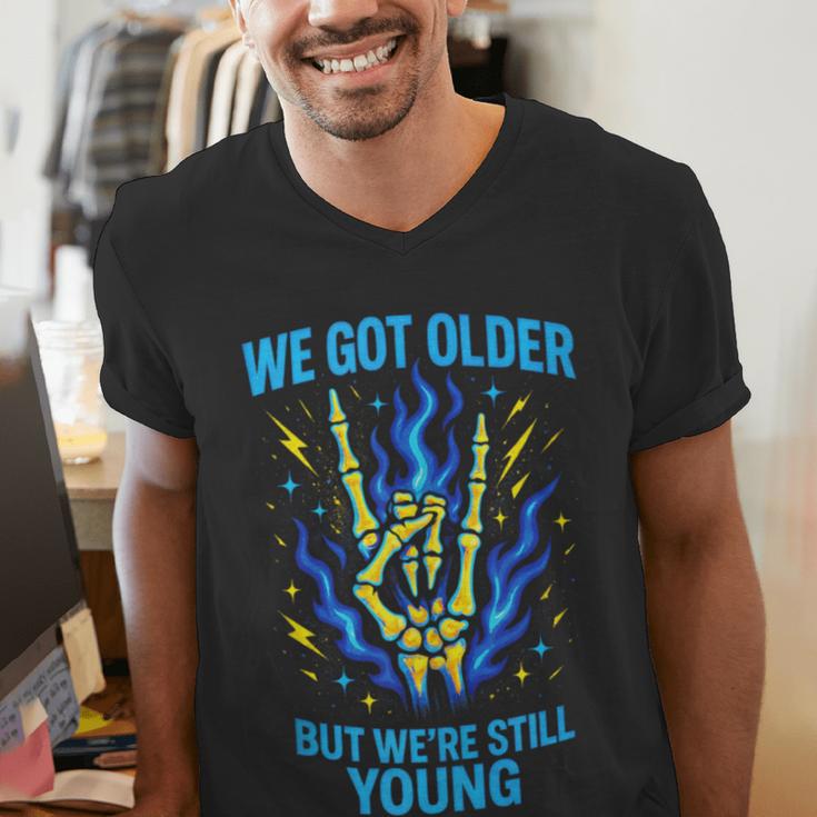 We Got Older Emo Punk Rock Nostalgia Men's V-Neck T-Shirt