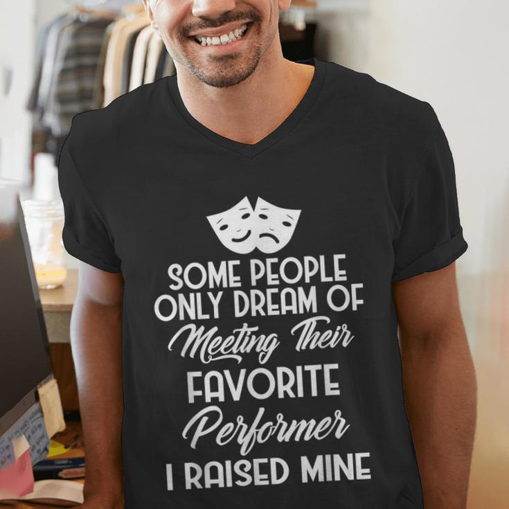 For Parents Of Actors And Actresses Drama Mom And Dad Men's V-Neck T-Shirt For Parents Of Actors And Actresses Drama Mom And Dad Men's V-Neck T-Shirt