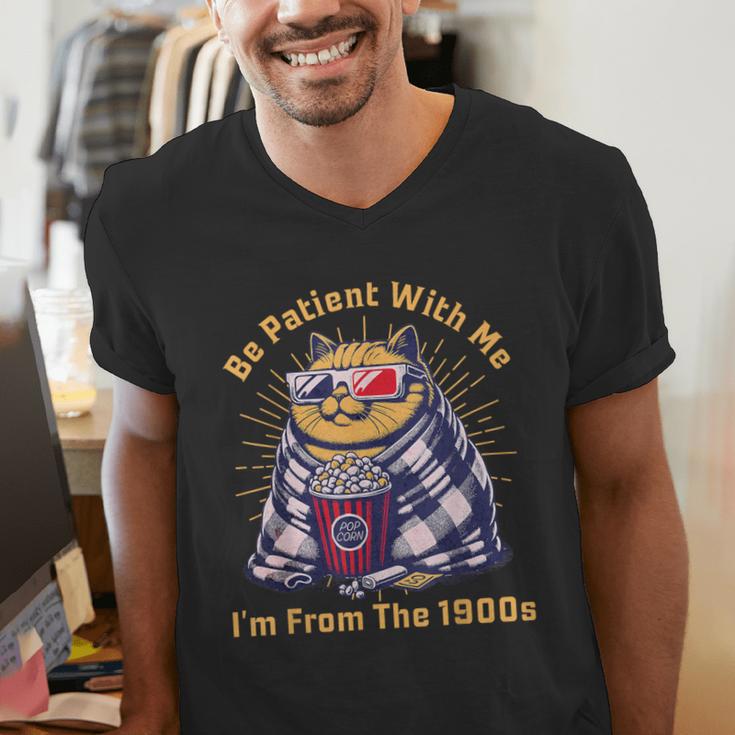 Be Patient I'm From The 1900s 1980s Gen X Millenial Men's V-Neck T-Shirt Be Patient I'm From The 1900s 1980s Gen X Millenial Men's V-Neck T-Shirt