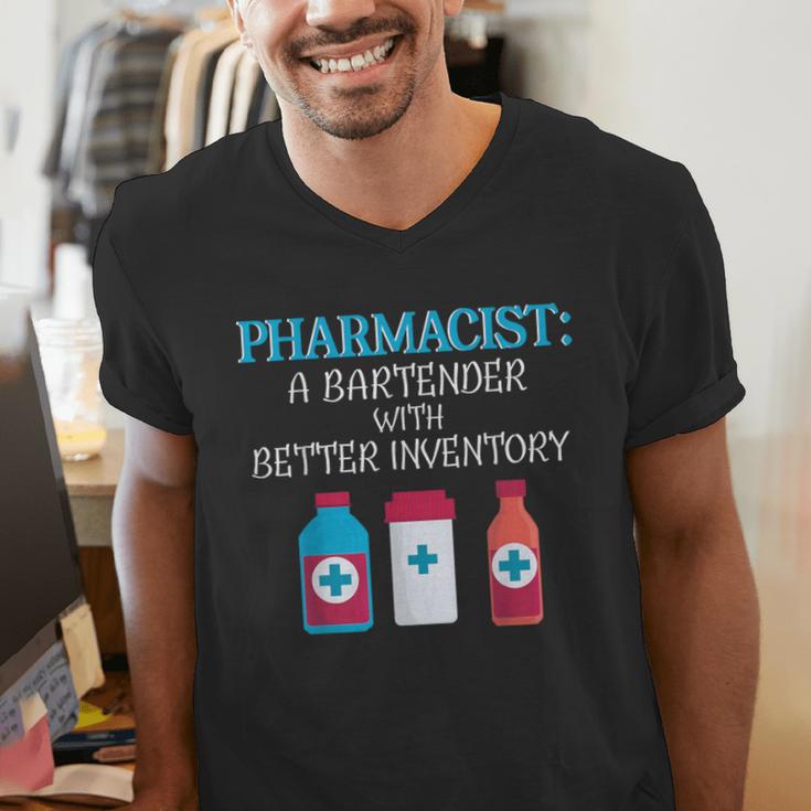 Pharmacist T-Shirt Gag Graduation PharmD Men's V-Neck T-Shirt