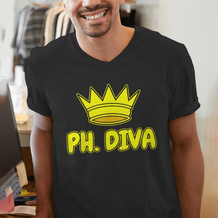 PhD Graduation Ph Diva t Shirt Phdiva Phd t Men's V-Neck T-Shirt