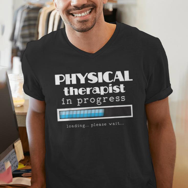 Physical Therapist Progress Graduation T-Shirt Men's V-Neck T-Shirt