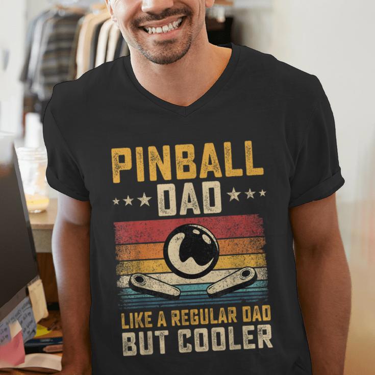 Pinball Dad Like Regular Dad But Cooler Father's Day Men's V-Neck T-Shirt Pinball Dad Like Regular Dad But Cooler Father's Day Men's V-Neck T-Shirt