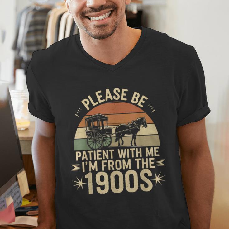 Please Ne Patient With Me I'm From The 1900s Men's V-Neck T-Shirt