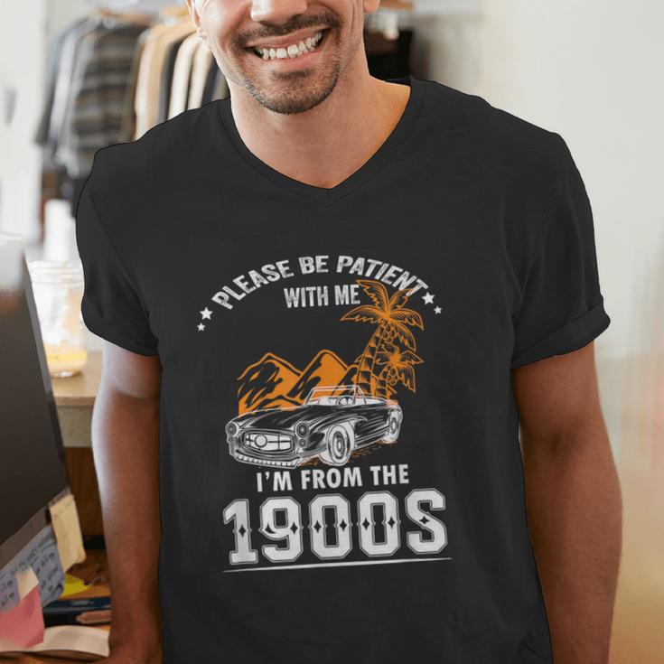 Please Be Patient I'm From The 1900s Classic Car Men's V-Neck T-Shirt Please Be Patient I'm From The 1900s Classic Car Men's V-Neck T-Shirt