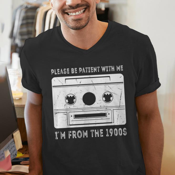 Please Be Patient I'm From The 1900s Cowboy Saying Men's V-Neck T-Shirt Please Be Patient I'm From The 1900s Cowboy Saying Men's V-Neck T-Shirt
