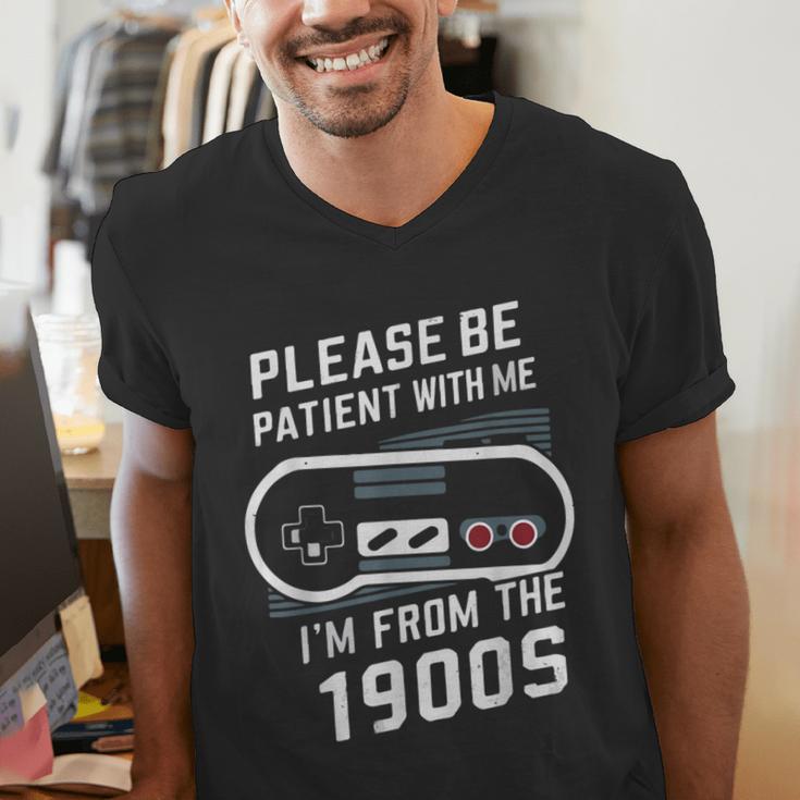 Please Be Patient I'm From The 1900s Father's Day Men's V-Neck T-Shirt