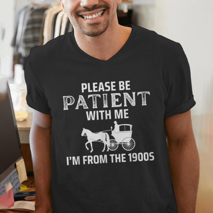 Please Be Patient With Me I'm From The 1900s Gen X Men's V-Neck T-Shirt Please Be Patient With Me I'm From The 1900s Gen X Men's V-Neck T-Shirt
