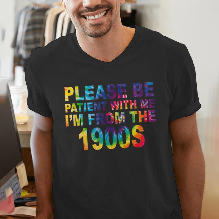 Please Be Be Patient With Me I'm From The 1900s Hippie Men's V-Neck T-Shirt