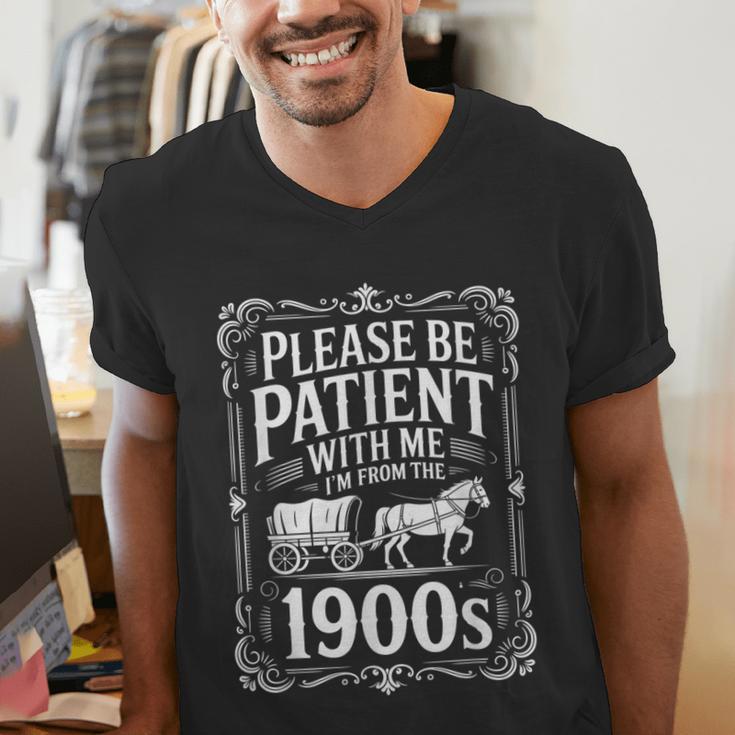 Please Be Patient I'm From The 1900s Old Man Men's V-Neck T-Shirt