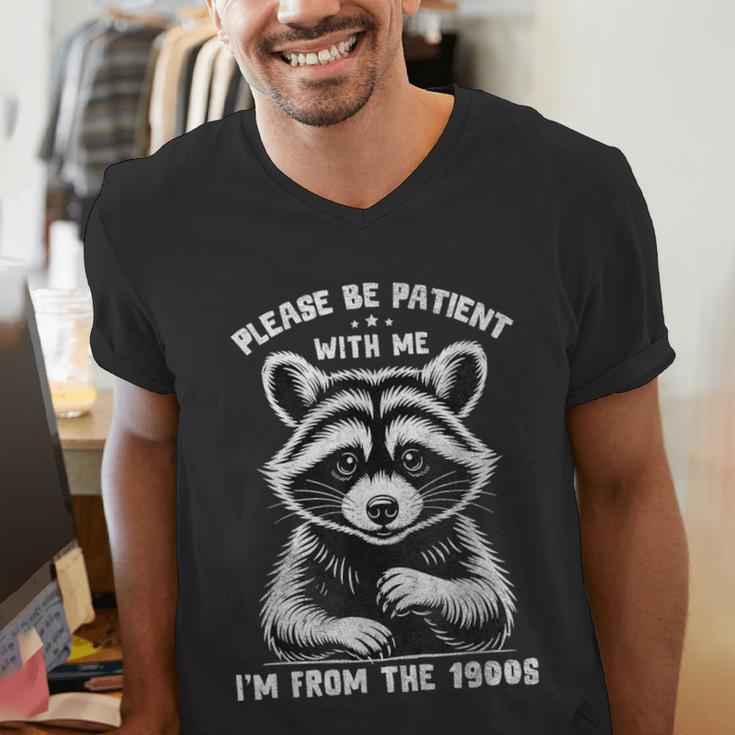 Please Be Patient I'm From The 1900s Old People Retro Men's V-Neck T-Shirt