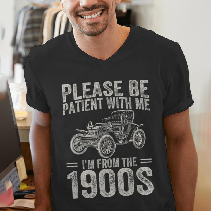 Please Be Patient I'm From The 1900s Vintage Car Men's V-Neck T-Shirt