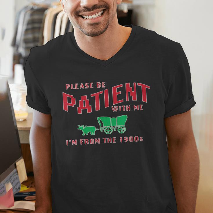 Please Be Patient I'm From The 1900s Vintage Gen X Men's V-Neck T-Shirt Please Be Patient I'm From The 1900s Vintage Gen X Men's V-Neck T-Shirt