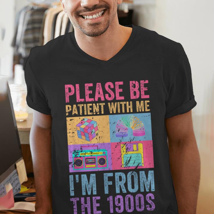 Please Be Patient With Me I'm From The 1900s Vintage 1900s Men's V-Neck T-Shirt Please Be Patient With Me I'm From The 1900s Vintage 1900s Men's V-Neck T-Shirt