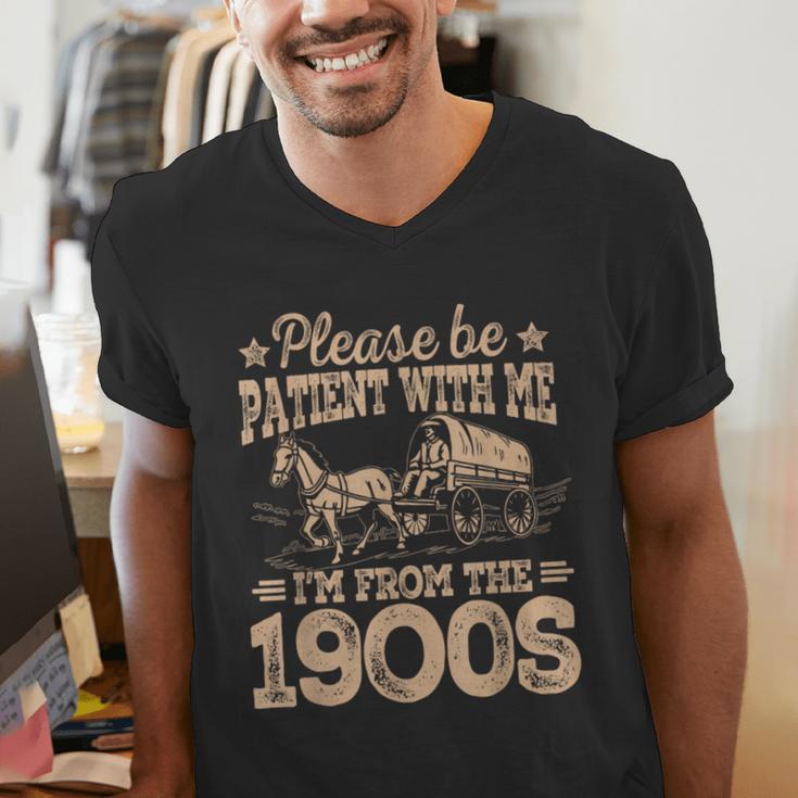 Please Be Patient I'm From The 1900s Vintage Tee Men's V-Neck T-Shirt