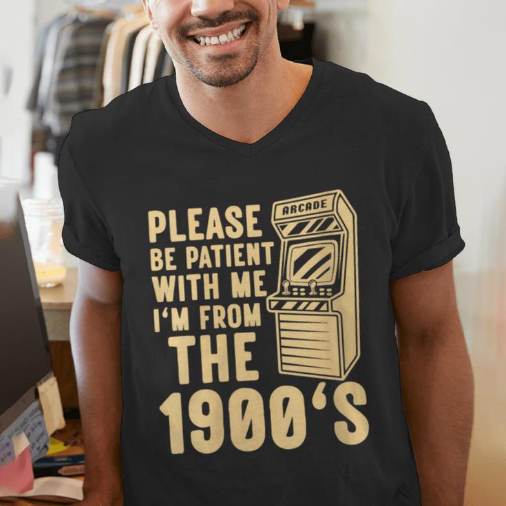 Please Be Patient With Me I'm From The 1900s Womens Shirt Men's V-Neck T-Shirt