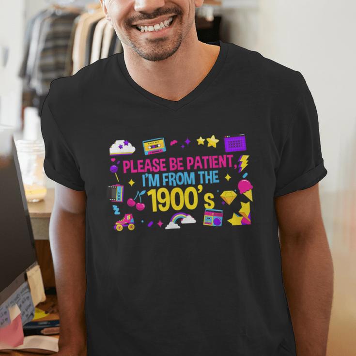 Please Patient Please Patience I'm From The 1900s Boomers Men's V-Neck T-Shirt