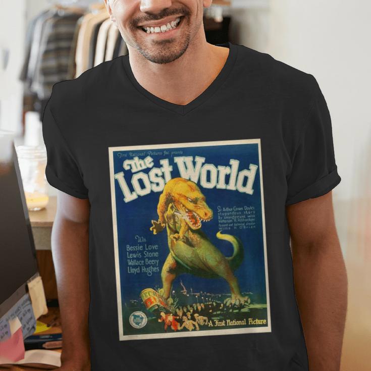 Poster Of Movie Adaptation Of Sir Arthur Conan Doyle Book Men's V-Neck T-Shirt