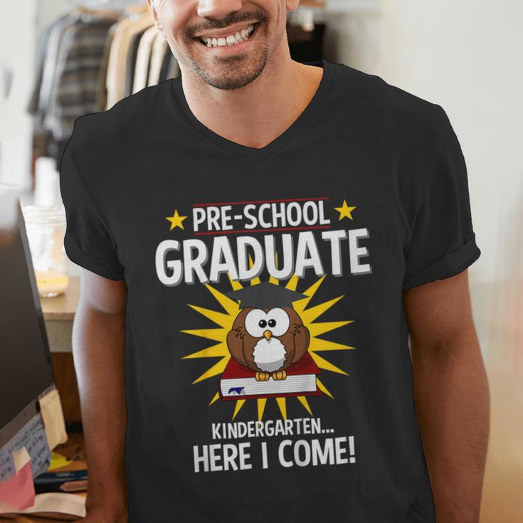 Pre K Graduation Shirt 2019 PreSchool Graduate Toddler Men's V-Neck T-Shirt