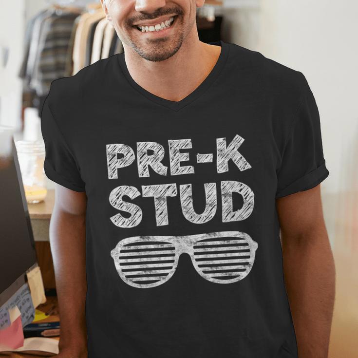 Pre-K Stud Shirt Boy Girl PreK Back To School Graduation Men's V-Neck T-Shirt