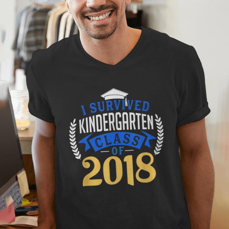 Pre School Graduation Shirts Graduate Grad 2018 Men's V-Neck T-Shirt