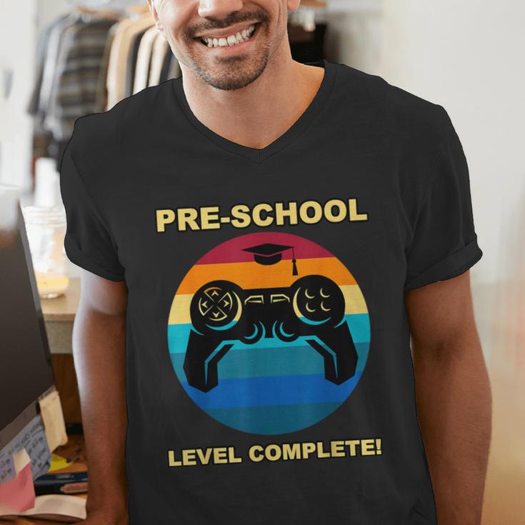 Pre-School Level Complete Graduation Video Gamer PreschoolMen's V-Neck T-Shirt