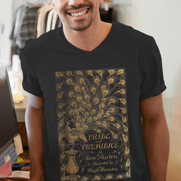 Pride And Prejudice Jane Austen Book Men's V-Neck T-Shirt