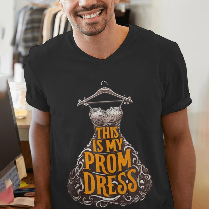 Prom Dress Prom Night Graduation Men's V-Neck T-Shirt