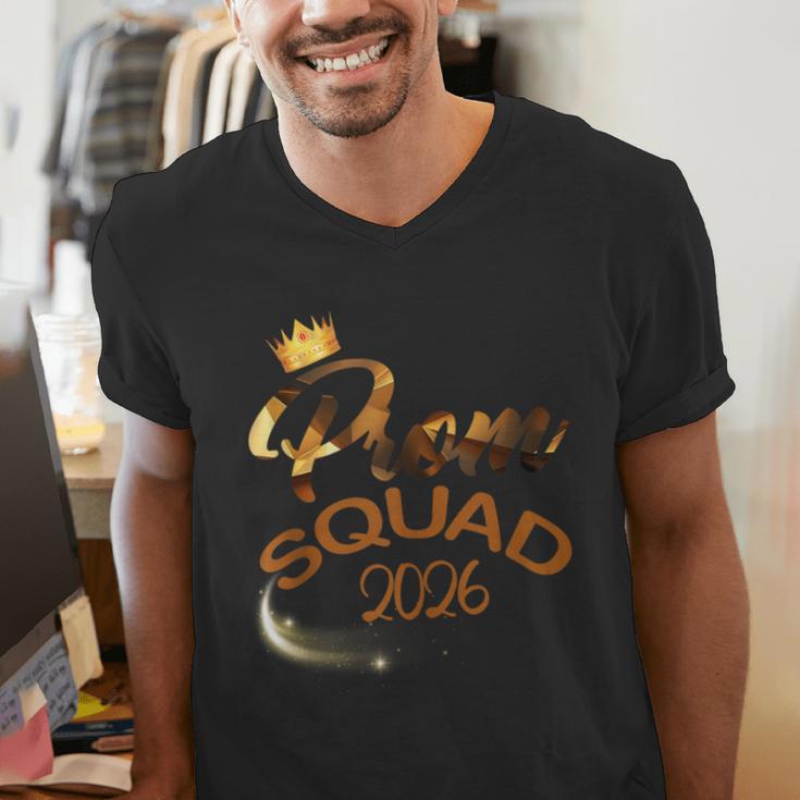 Prom Squad 2026 Cute Senior Class Of 2026 Graduation Party Men's V-Neck T-Shirt