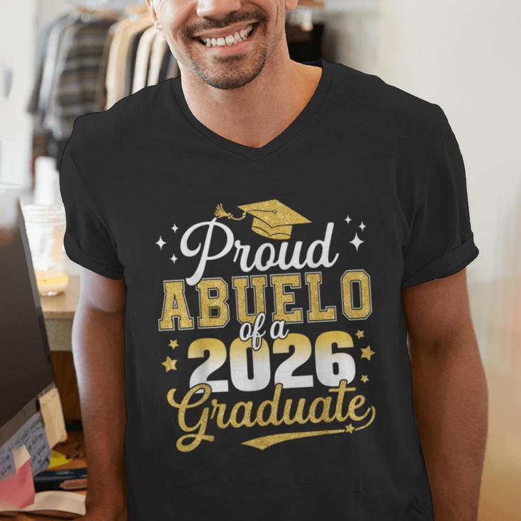 Proud Abuelo Of a Class Of 2026 Graduate Senior Graduation Men's V-Neck T-Shirt
