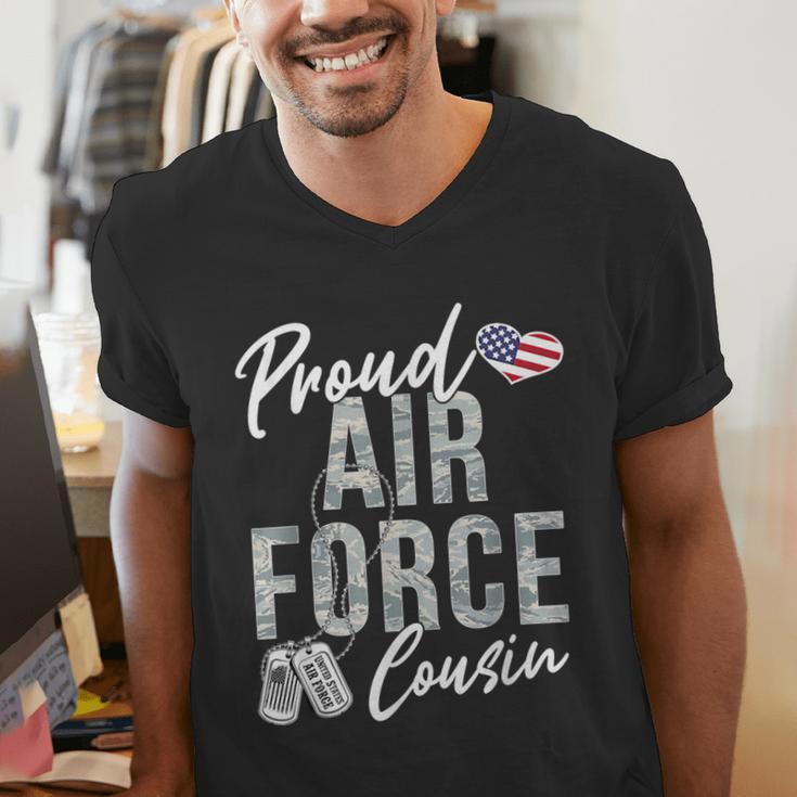 Proud Air Force Cousin US Air Force Graduation Cousin Tee Men's V-Neck T-Shirt