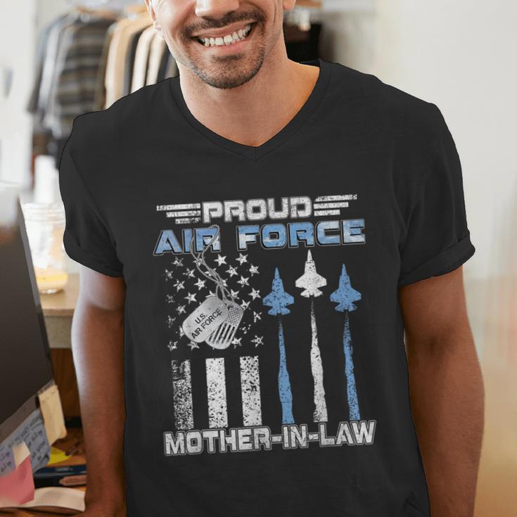 Proud Air Force Mother-In-Law US Air Force Graduation Men's V-Neck T-Shirt