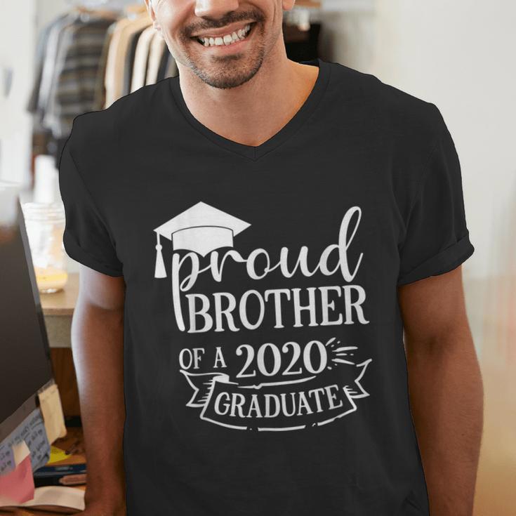Proud Brother Of a 2020 Graduate Graduation Class Men's V-Neck T-Shirt