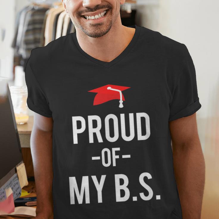 Proud Of My BS Graduation Bachelor's Degree T-Shirt Men's V-Neck T-Shirt