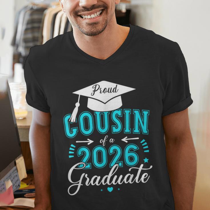 Proud Cousin Of a Class Of 2026 Graduate For Graduation Men's V-Neck T-Shirt