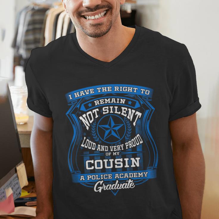 Proud Of Cousin Police Academy Graduation Shirt Men's V-Neck T-Shirt