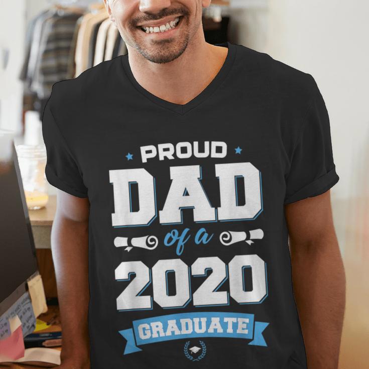 Proud Dad Of A Class Of 2020 Graduate TShirt Graduation Men's V-Neck T-Shirt