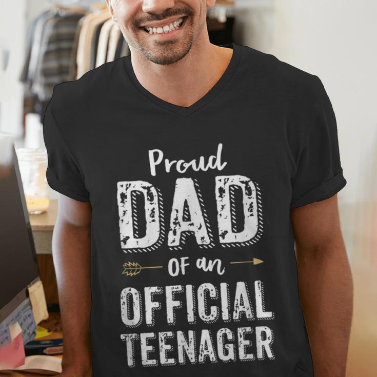 Proud Dad Of An Official TeenagerShirt Birthday Outfit Men's V-Neck T-Shirt