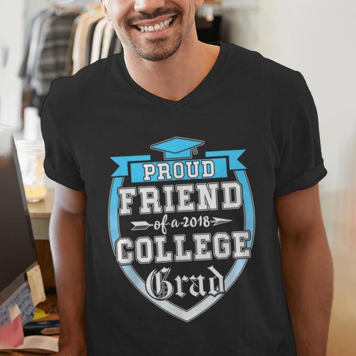 Proud Friend Of a 2018 College Grad Graduation Men's V-Neck T-Shirt