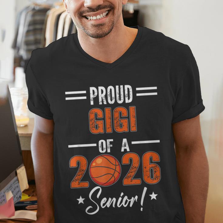 Proud GIGI Of 2026 Senior Basketball Student Graduation Men's V-Neck T-Shirt